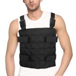 Cooling Vest for Adults, Men&Women in Hot Weather, Ice Pack Vest for Cycling, Fishing, Cooking, Gardening, Outdoor Work, Personal Cooling Cold Vest with Adjustable Straps for Worker in The Heat Black