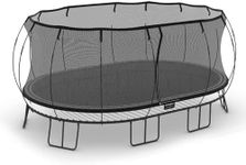 Springfree 12 x 19 ft Jumbo Oval Trampoline with FlexiNet & SoftEdge Mat
