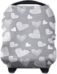Nursing Cover Breastfeeding Scarf - Baby Car Seat Covers, Infant Stroller Cover, Carseat Canopy for Girls and Boys by Yoofoss
