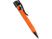 Rite in the Rain Metal and Plastic Bolt action Pen Orange Body with black ink