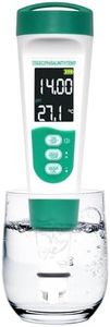 OBEST Water Tester 5-in-1,TDS Meter Digital Water Tester with Voice Function,Acid/Alkaline Ph Meter,EC Water Tester for Drinking Water, Pool Salt Tester,Multifunctional Thermometer,400 mAh Battery