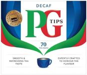 PG Tips, The Tasty Decaf, Decaffeinated Tea Bags, Bulk Pack of 6 (Total 420 Tea Bags)