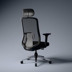 Green Soul Cosmos Superb | Premium Minimal Design Ergonomic Office Chair for Work | 5 Year Warranty | Intelli-Adapt Recline Mechanism | 3D Armrest | Adjustable Lumbar | Black Grey