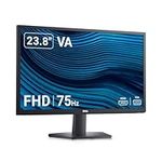 Dell SE2422H 24 Inch Full HD (1920x1080) Monitor, 75Hz, VA, 5ms, AMD FreeSync, HDMI, VGA, 3 Year Warranty, Black