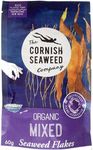 100% Organic Mixed Seaweed Flakes by The Cornish Seaweed Company | 60g Pouch | Kelp and Sea Spaghetti | 100% Organic Cornish Seaweed