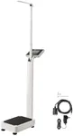 VEVOR Medical Digital Scale, Professional Physician Scale for Weight Height, Multi-Function Medical Physician Scale with Built-in Height Rod, 2 Unit (kg/lb), BMI for Home Hospital Gym, 500LBS Capacity