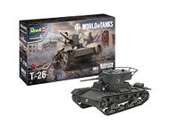 Revell 03505 T-26 World of Tanks Faithful Advanced Model Kit, Unpainted