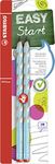 Ergonomic Graphite Pencil - STABILO EASYgraph - Right-Handed - Pack of 2 - Blue - HB