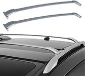 Car Roof Rack Cross Bars Replacement for 2013 2014 2015 2016 2017 2018 2019 2020 2021 Nissan Pathfinder with Side Rails,Aluminum Rooftop Cargo Carrier Luggage Canoe Kayak Snowboards skis Bikes