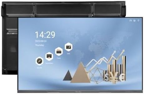 Studynlearn 55 Inch 4GB | 32 GB Interactive Flat Panel Android 14.0, 4K UHD Multitouch Screen Display Best for Teaching and Official Use | with K-12 Digital Content