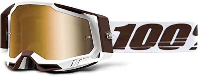 100% Racecraft 2 Adult Off-Road Motorcycle Goggles - Snowbird/True Gold/One Size