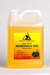 Moringa Oleifera Oil Organic Carrier Cold Pressed Natural Fresh 100% Pure 7 LB, 1 gal, 3178 ml