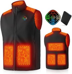 Heated Vest for Men with Battery Pack Included, Smart Controller, Light Out Design, Lightweight Electric Heating Jacket