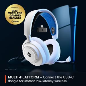 SteelSeries Arctis Nova 7P Wireless Gaming Headset – White
