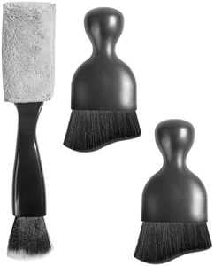 AOCISKA Car Detailing Brush,Car Detailing Kit Interior Cleaner,Car Detailing Brushes Car Cleaning Tool,Car Cleaning Brush Interior,Car Detail Brush Cleaning Tool (Black)