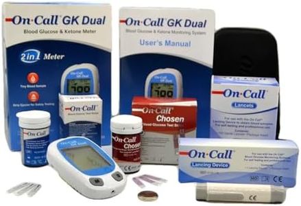 Mission On-Call GK Dual Starter with 50 Glucose and 25 Ketone Tests. Everything Required to Start Monitoring Supplied