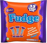 Cadbury Fudge Treatsize Chocolate Approx. 15 Bar Multipack, 202g | All Time Favourite Fudge Bars | Ideal Present for any Occasion | Kids & Adult Bestie Chocolate Fudge Bar | Sold by ESSENTIAL PRODUCTS