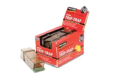 Pest Stop Trip Trap - Traps for Indoors - Durable Reusable Snap Traps - Rats Trap for Rodent Control - Mouse Traps for Home and Office - Easy to Clean - Safe and Secure - Contains 6 Loose Traps