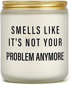 Retirement Gifts for Women Men, Funny Retiring Farewell Gifts for Coworkers Boss, Retired Gift for Friend Nurse Teacher Dad Mom, Leaving Job Divorce Breakup Going Away Present, Lavender Scented Candle