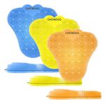 Urinal Screen Deodorizer 24 Pack,Urinal Cakes Deodorizer Bulk Urinal Mats Screens Scented Anti Splash Urinal Pads for Men Bathroom Office School (8 Pcs Ocean Breeze 8 Pcs Lemon 8 Pcs Orange)