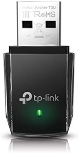 TP-Link AC1300 USB WiFi Adapter(Archer T3U)- 2.4G/5G Dual Band Wireless Network Adapter for PC Desktop, MU-MIMO WiFi Dongle, USB 3.0, Supports Windows 11, 10, 8.1, 8, 7, XP/Mac OS X 10.9-10.14