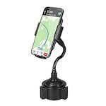 kwmobile Universal Phone Holder for the Car - - Rotatable up to 360 Degrees - Smartphone Stand - Black