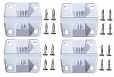 FUBESK Cooler Replacement Plastic Hinges & Screws Set Compatible with Coleman Coolers-4pack