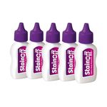 StainOff Fabric Stain Remover Liquid – 50ml, Pack of 5 | Powerful Spot Cleaner for Clothes, Upholstery & Linen | Safe on All Fabrics | Quick Action Formula | Travel-Friendly Bottle