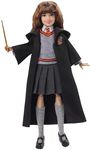 Harry Potter Hermione Granger Collectible Doll (10-in) with Hogwarts Uniform, Gryffindor Robe and Wand