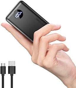 Coolreall Small Power Bank, 22.5W PD & QC4.0 Fast Charging 20000mAh Portable Charger, Mini Portable Battery Bank USB C Input/Output with LED Display for iPhone Samsung Huawei Xiaomi AirPods etc