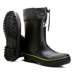 CKWLXQY Rain Boots for Men Waterproof PVC Rubber Boots Mens Garden Boots Adjustable Durable Outdoor Work Shoes Comfort Lightweight Mid Calf Rainboots Muck Mud Fishing Boot