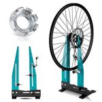 XIWUEI Wheel Truing Stand - Professional Bicycle Wheel Maintenance with Spoke Wrench, Removable Multi-function Bicycle Wheel Alignment Repair Tool ,Great Tool for Rim Truing For MTB Road