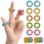 Mr. Pen- Spiky Sensory Rings, 10 Pack, Colorful Stress Relief Fidget Sensory Toys, Fidget Rings, Fidget Ring for Anxiety, Stress Relief Rings, Massager for Fidget ADHD Autism, Sensory Ring