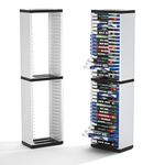 HEATFUN Storage Tower for PS5 Games, Storage Stand for PS5 PS4 Xbox One Games (for 36 Game Boxes)