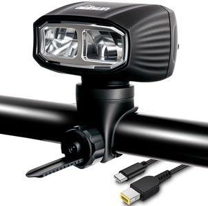 Bike Lights for Night Riding - Aidisun Front Bicycle Light with High/Low Beam 1000 Lumens LED Bike Headlight Rechargeable, Lightweight, Max 12 Hours Battery Life, IP65 Waterproof, 2 Mounting Options