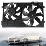 Car Radiator Cooling Fan Assembly Replacement for 2005-2013 Jetta 2010-2013 Golf 2012-2013 Passat 1K0959455ET VW3120100