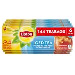 Brand: Lipton Lipton Family-Size Iced Tea Bags Picked At The Peak of Freshness Unsweetened Tea Can Help Support a Healthy Heart 6 Oz, 24 Count (Pack of 6)
