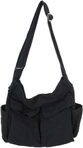 YXQSED Sac à bandoulière rétro sac à toile grande capacité messenger bag hobo sac messenger en toile avec plusieurs poches sac décontractés Sac fourre tout à bandoulière
