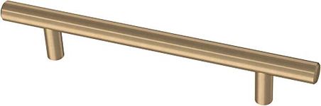 Franklin Brass Bar Cabinet Pull, Champagne Bronze, 5-1/16 in (128mm) Drawer Handle, 10 Pack, P01026Z-CZ-B