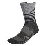 adidas Unisex COLD.RDY XCity Reflective Running Socks, Black/Reflective Silver/Black, 8.5-10