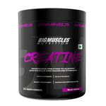 Bigmuscles Nutrition Creatine [150g, 50 Servings]|Blueberry | Micronized Creatine Monohydrate To Support Lean Muscle Repair & Recovery|Increase Strength&Athletic Performance,Powder