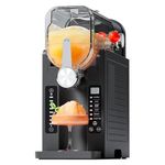 SAIYERUS Slushie Machine: No Ice Needed All-in-One Slushy Maker for Home, Real-Time Temp Display, Auto-Clean, 6 Preset | Fro-zen Margaritas, Frappés, Ice Cream, Smoothies, Milkshakes,Summer Parties
