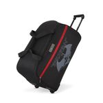 Lavie Sport 53cm Batman Wheel Duffle Cabin Duffle Bag | Spacious Weekender Duffle Bag for Men & Women