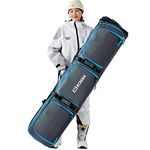 XCMAN Padded Snowboard Bag Adjustable Length 63-75In for Air Travel