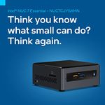 Intel Nuc 7 Essential Mini Pc-Boxnuc7Cjysamn with Windows 11 Celeron 4005,4Gb Ddr4 Ram /64Gb Emmc, Black