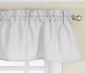 Lorraine Home Fashions Ribcord Valance, 54-Inch x 12-Inch, White