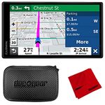 Garmin DriveSmart 55 & Traffic 5.5" Display GPS Navigator with 7" EVA Case Bundle