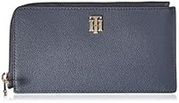 Tommy Hilfiger Women's New Casual Slim Wallet AW0AW13651, Blue (Space Blue), OS