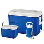 Coleman Cool Box Combo, 3 x high-performance cooler boxes, capacities 46 L, 4.7 L and 2 L Jug