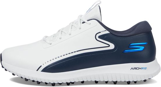 Skechers Men’s Go Golf Max 3 Arch Fit Golf Shoes – White/Navy, UK 9